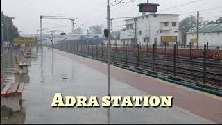 preview picture of video 'Adra rly station purulia//full station view//Best video of adra station'