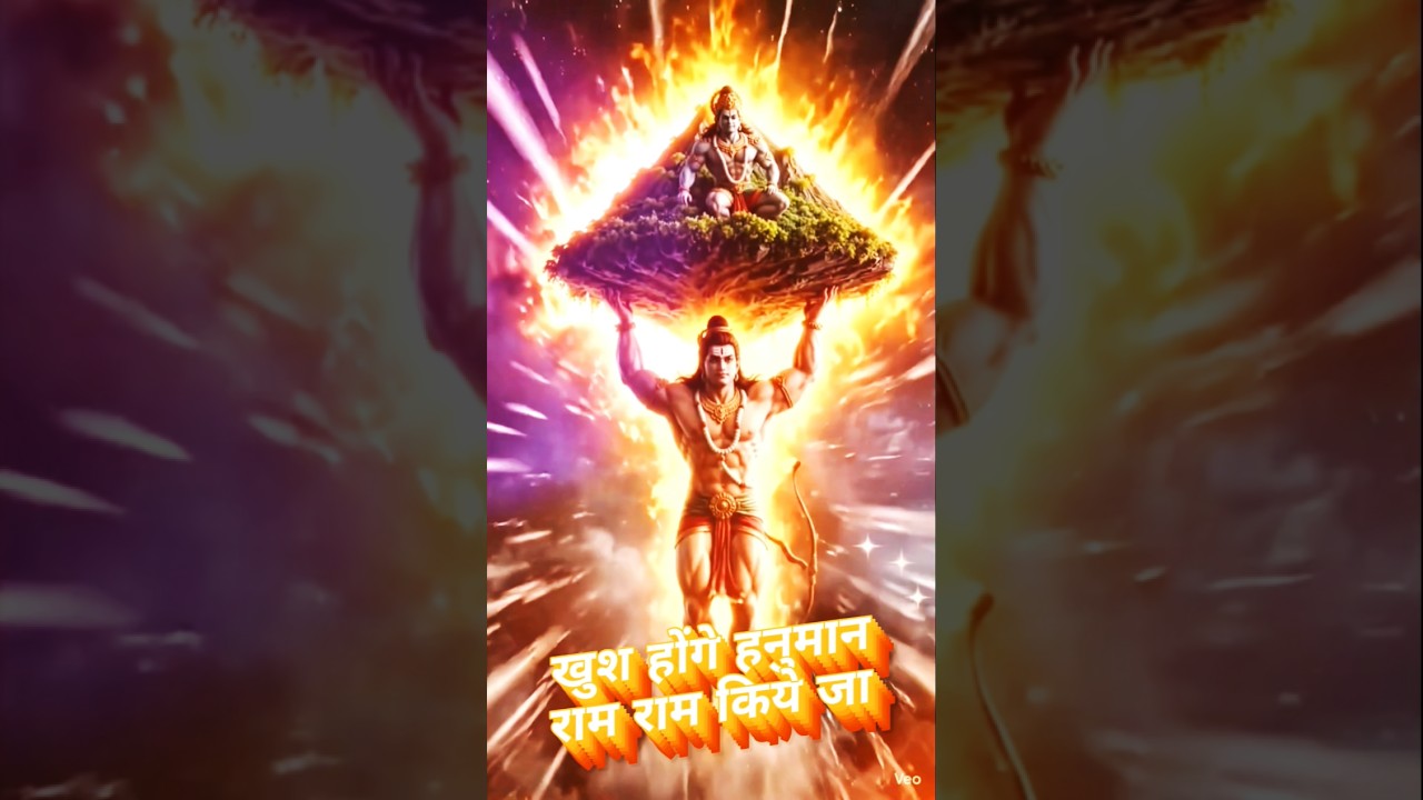 🙌खुश होंगे🐒 हनुमान 🏹राम राम किये जा🙏#sorts #hindugod #bajrangbali #sreeram #viral