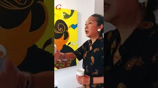 Download lagu TAKJUB! Liat Lukisan Karya Sari KOESWOYO #penyanyicilik #koeswoyo #penyanyi mp3