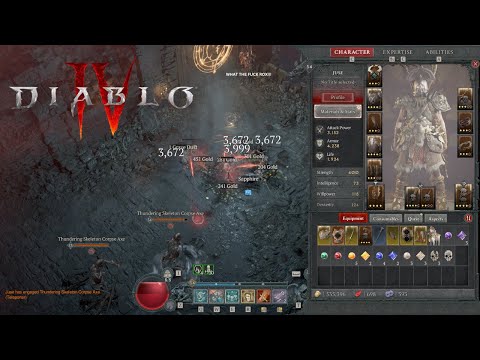 IMMORTAL Budget Thorns Barb Nightmare World Tier (Tier 3) Farmer @ 1.2k Thorns [Diablo 4]