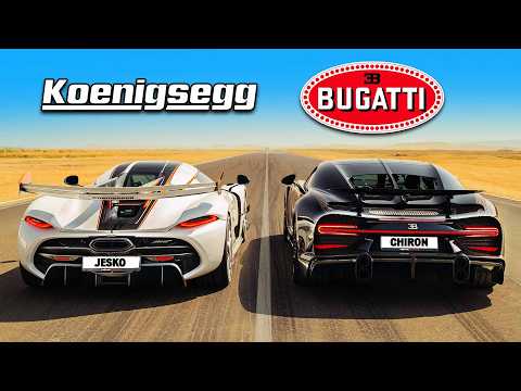 Koenigsegg Jesko vs Bugatti Chiron Super Sport: ARRANCONES