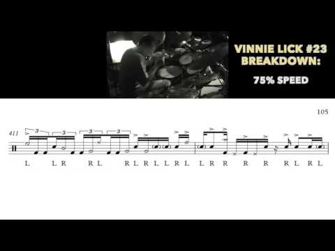 Vinnie Colaiuta LICK #23 - [ 24 Days Of Vinnie ]
