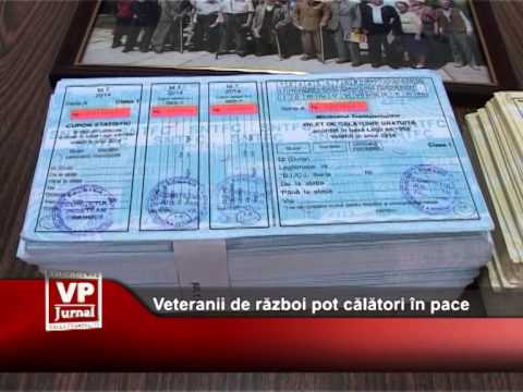 Veteranii de război pot călători în pace