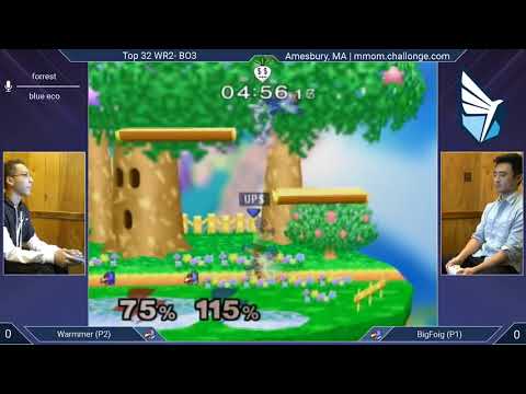 MMOM Bi-Monthly 11 SSBM - Warmmer (Default Falco) vs. BigFoig (Blue Falco) - Melee WR2