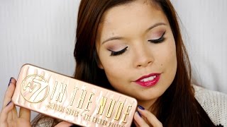 Dezentes Augenmake Up - In The Nude Palette von W7