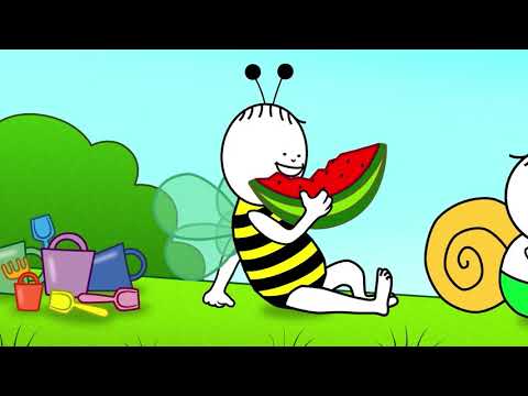 Bobiţă şi Buburuză - Omul de zăpadă, Castelul de Nisip, Ouăle de paşti ▶ 3 episoade | 14 minute