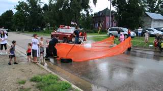 preview picture of video '2012 West Concord Survival Days Junior Firefighter water fight'