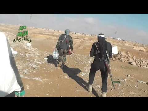 توجه عناصر تجمع ألوية تحرير دير الزور الى لواء الصوارخ 113 في ريف دير الزور