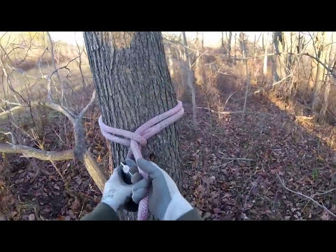 The Cow Hitch w/ a 'Better Half Hitch'  |  Arborist Knots