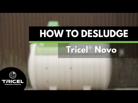How to desludge your Tricel Novo Wastewater treatment plant