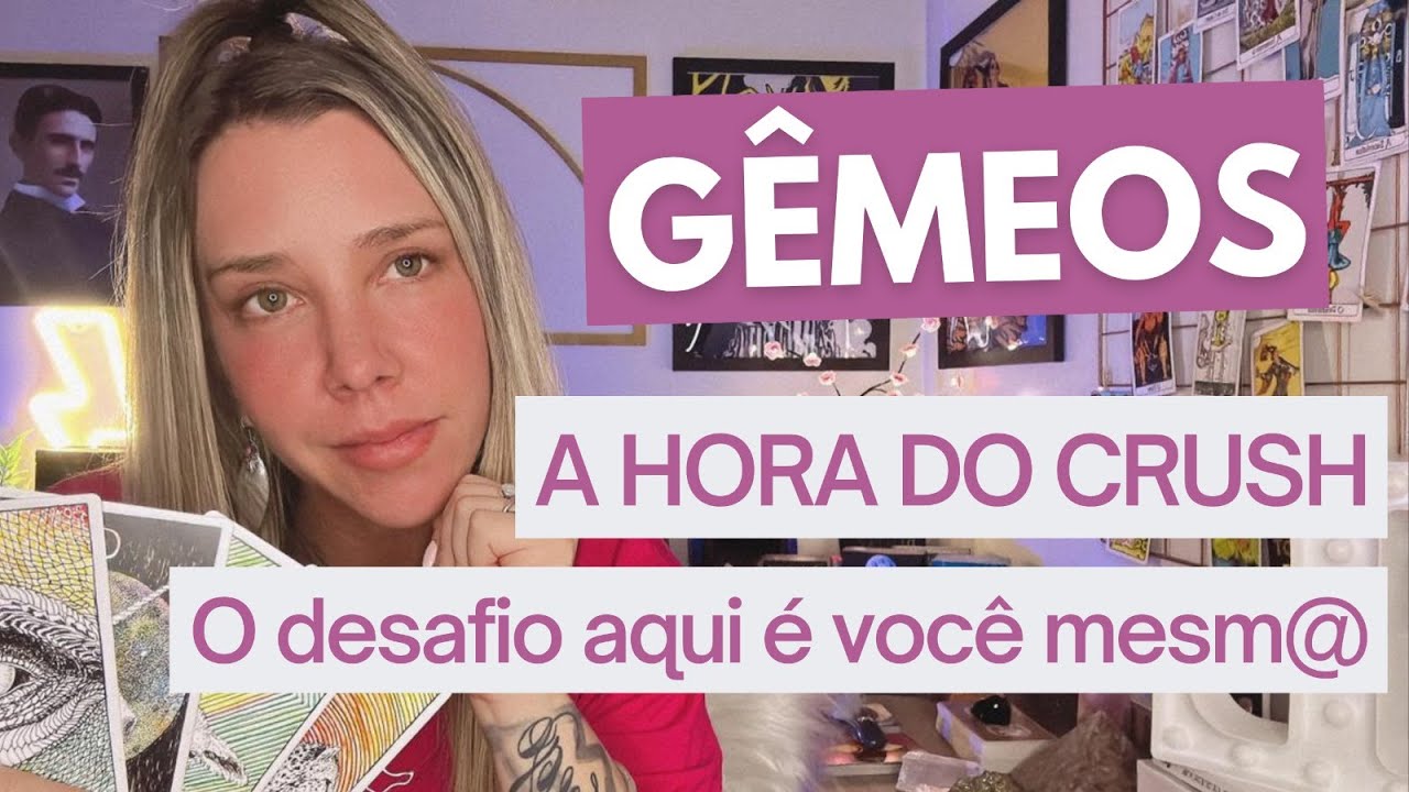 GÊMEOS ♊️ A HORA DO CRUSH ❤️ O encontro, o desencontro, a saudade, a esperança. No tempo certo!