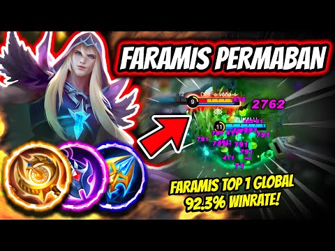 ¡POR ESTE MOTIVO FARAMIS ES PERMABAN! FARAMIS TOP 1 GLOBAL 92.3% WINRATE! | MOBILE LEGENDS