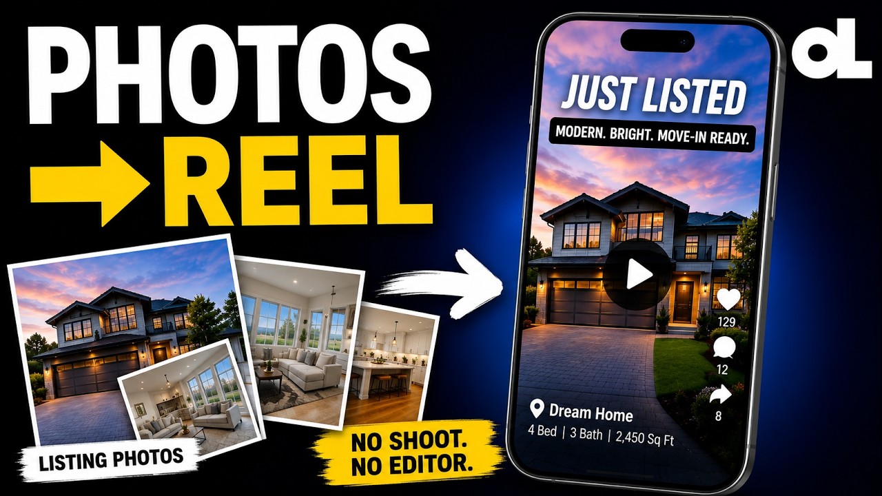 I Made This Listing Reel From Photos Only (with AI)