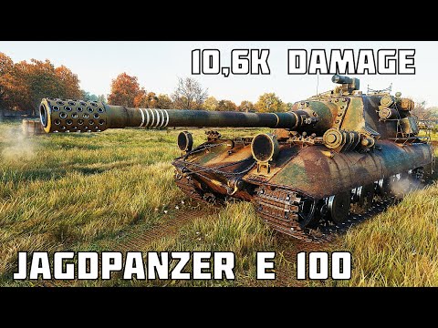 Jagdpanzer E 100 🔹 10,6K DAMAGE 4 KILLS 🔹 World of Tanks
