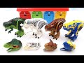 Lego Dinosaur In Garage! Jurassic World Dinosaur Lego  혼종 공룡 레고 Tyrannosaurus VS Indominus