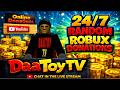 24 7 PLS DONATE Live Saturday Donated Over 420 000 ROBUX To Fans Roblox Plsdonate
