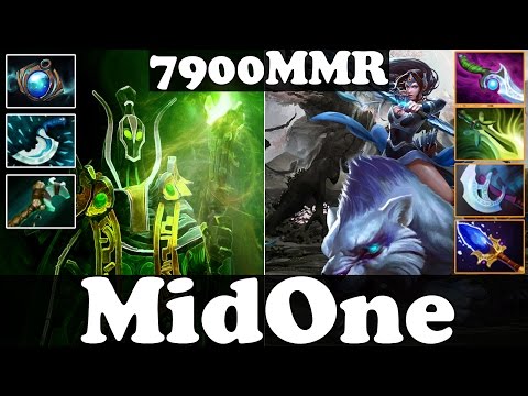 Dota 2 - MidOne 7900 MMR Plays Rubick And Mirana - Ranked Match Gameplay