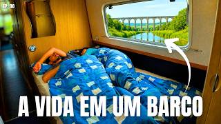 Como é a VIDA em um BARCO no REINO UNIDO: o lado BOM e o RUIM 🇬🇧 EP. 90