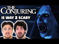Easily scared man-babies freak out watching *THE CONJURING 2*