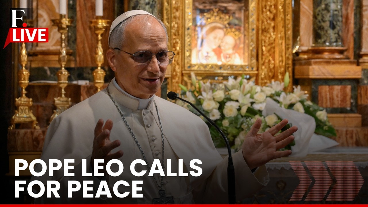POPE LIVE: Pope Leo XIV Addresses ‘Meeting For Peace’ In Bamenda | Trump vs Pope | Firstpost