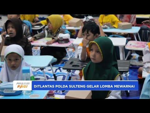DITLANTAS POLDA SULTENG GELAR LOMBA MEWARNAI