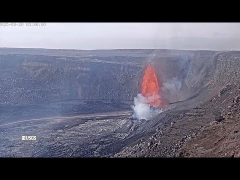 Video Thumbnail: Hawaii: Vulkan Kilauea spuckt wieder Lava