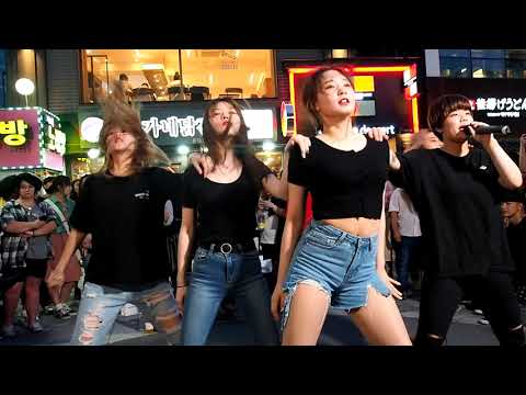 섹시미녀댄스팀 #Diem (디엠) #젠틀맨 PSY 2019.06.02 홍대 Busking  [직캠 A.C.E L]
