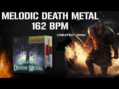Melodic Death Metal Drum Track - 162 BPM (FREE WAV DOWNLOAD)