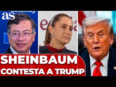 CLAUDIA SHEINBAUM fearlessly speaks out against Trump: this is how she addresses the attacks in i...