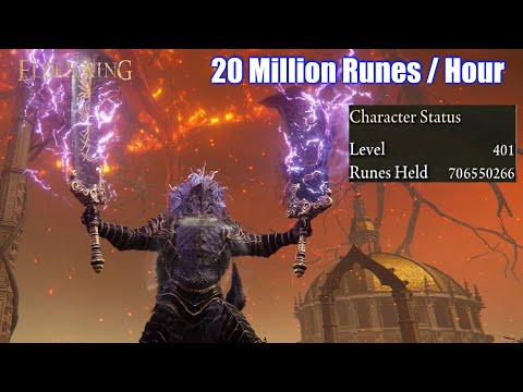 Elden Ring 20 Million Runes Per Hour - Best Rune Farm Spot