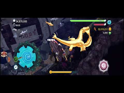 Hungry Shark Evolution - Abyssaurus Rex - Oceans Covered Chaotic