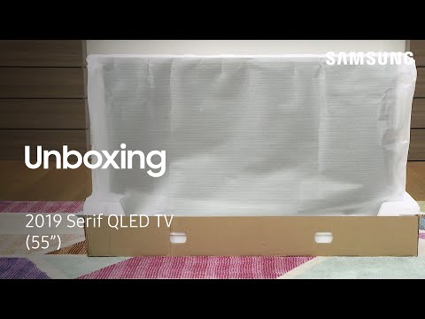 Unbox Your 2019 Serif TV | Samsung US
