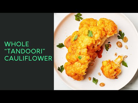 Easy Pressure Cooker Recipe: Whole “Tandoori” Cauliflower