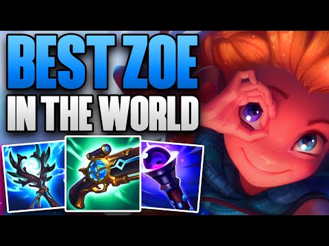 RANK 1 ZOE IN THE WORLD CARRIES HIS TEAM! | CHALLENGER ZOE MID GAMEPLAY | Patch 14.22 S14
