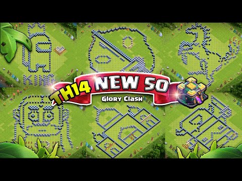Brand NEW TOP 50 TH14 Funny & Troll Base with Link/Town Hall 14 Funn Base Copy Layout/Clash of clans
