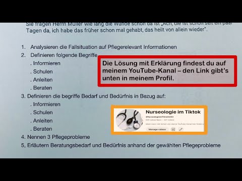 Case study with explanations #nursingtraining #nursingstudent #germany #foryou