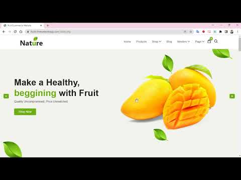 , title : 'fruit and vegetable website