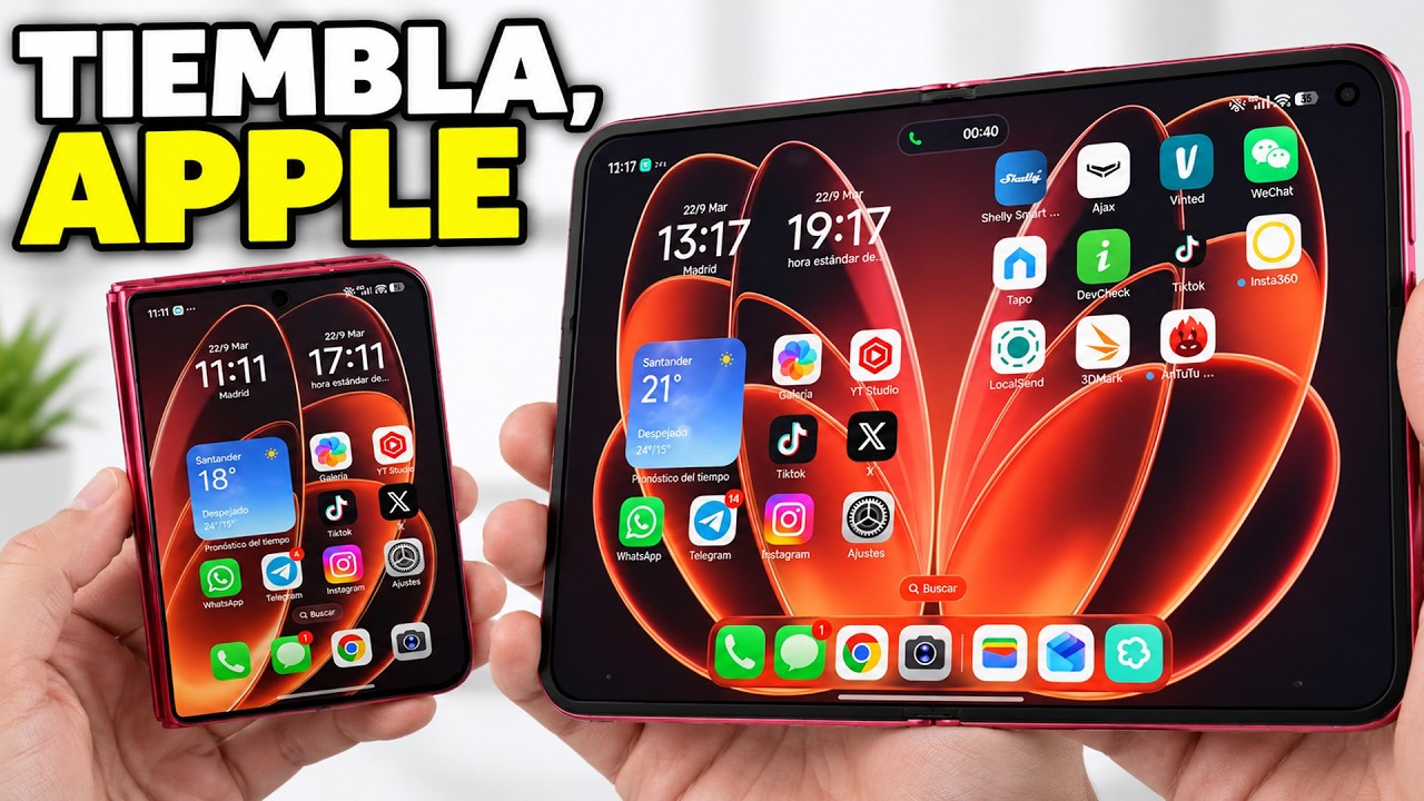 XIAOMI 18 FOLD el móvil CHINO PLEGABLE que es "MEJOR" que el iPhone DUO