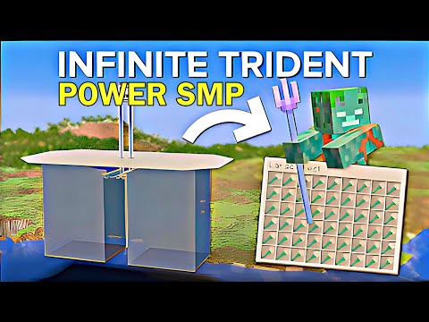 Super Crazy Trident Farm🤯 | Easy to Build | POWER SMP TRIDENT FARM