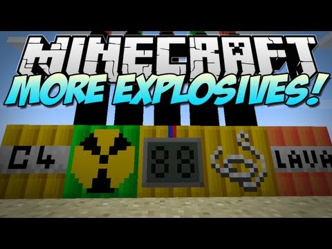 Minecraft | MORE EXPLOSIONS! (Nuclear Bombs!) | Mod Showcase [1.5.1]
