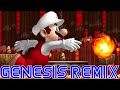 New Super Mario Bros Lava Overworld Flowing Lava Sega Genesis Remix
