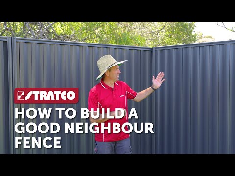 HowTo Build a Stratco Good Neighbour Fence | Stratco