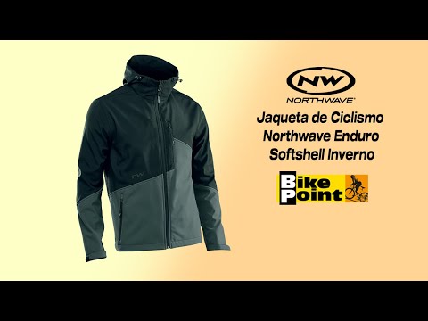 Jaqueta de Ciclismo Northwave Enduro Softshell Inverno Preta