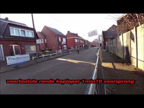 Miniemen 11 jaar cyclocross Nieuwrode 17/1/2015