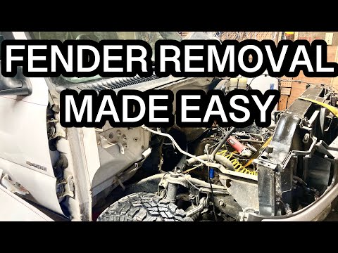 Fender Removal 99-06 Chevy trucks