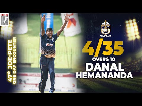 Danal Hemananda's 4-wicket haul in 47th Joe-Pete One Day Cricket Encounter