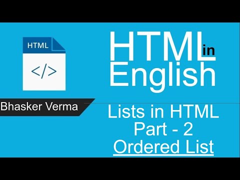 HTML tutorial for beginners in English 1 | Introduction to HTML