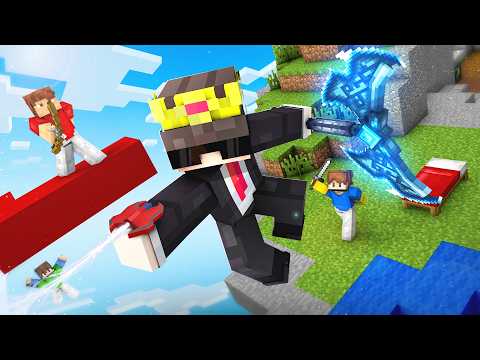 How I BROKE Minecraft BEDWARS with CUSTOM WEAPONS!