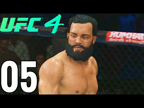 UFC 4 Heavyweight Career Mode Walkthrough Part 5 - UFC DEBUT!