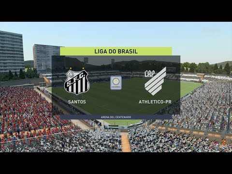 GAMEPLAY - Santos vs Athletico Paranaense | Liga do Brasil| FIFA 22 ps4